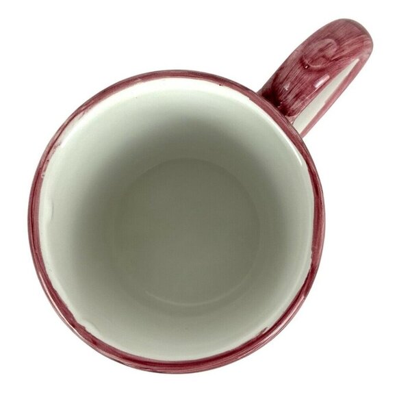 Handpainted Pier 1 Corn-Themed Ceramic Mug 12 Fl Oz Made In Italy - Picture 4 of 5